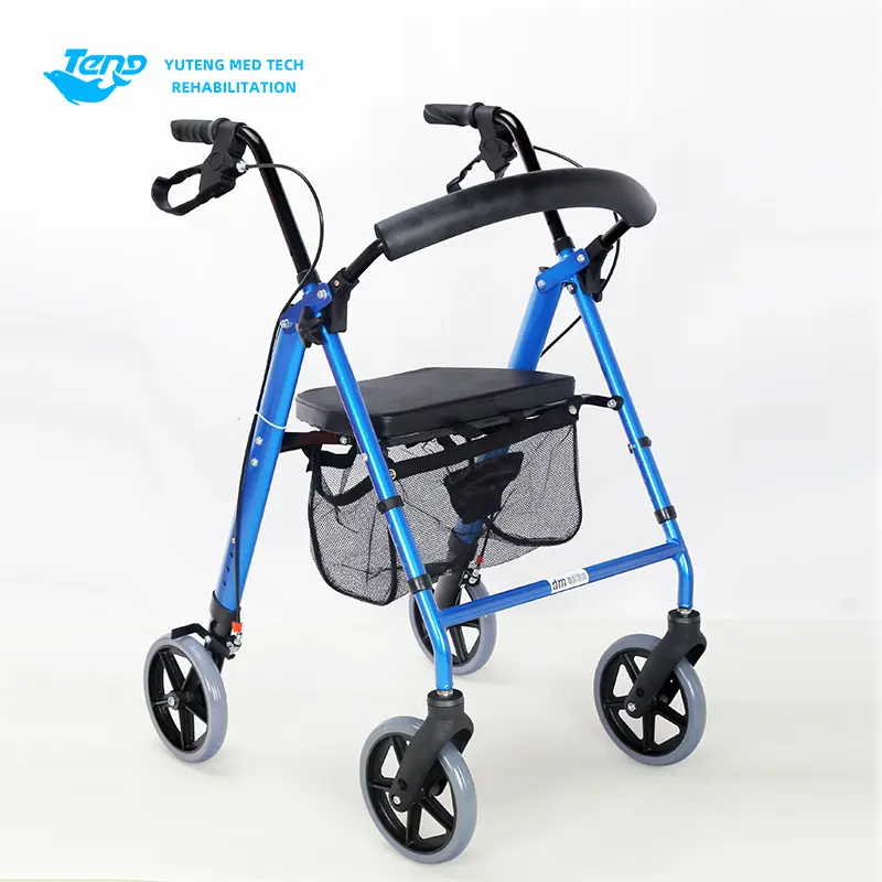 Rollator de aluminiu cu scaun